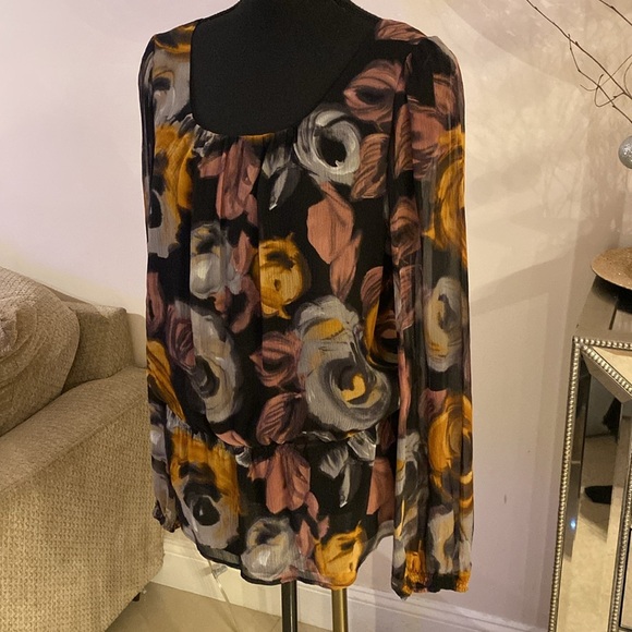 St. John Multicolor Floral Blouse - Picture 3 of 5